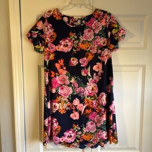 Pink Lily Floral Dress